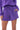 Back View Purple Rain Drawstring Short