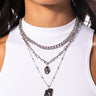 Front View Put Your Love On Me Layered Necklace