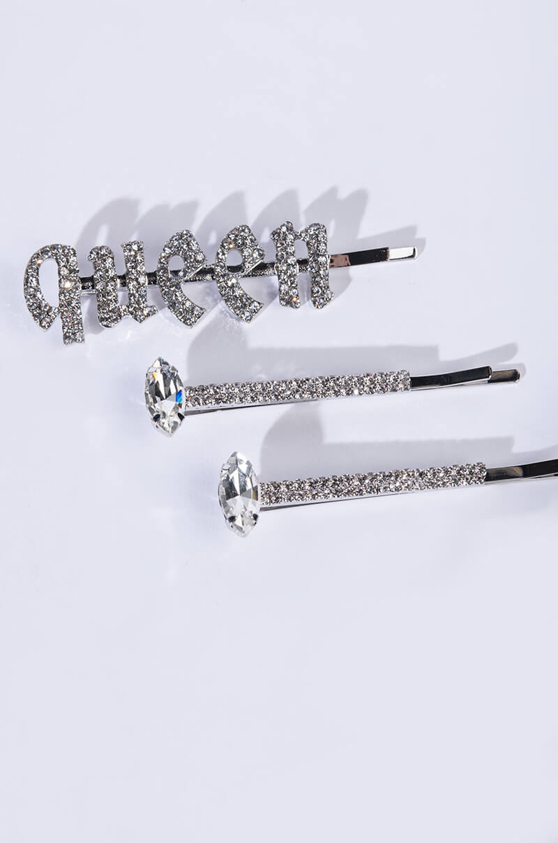 Side View Queen Hair Clip Set