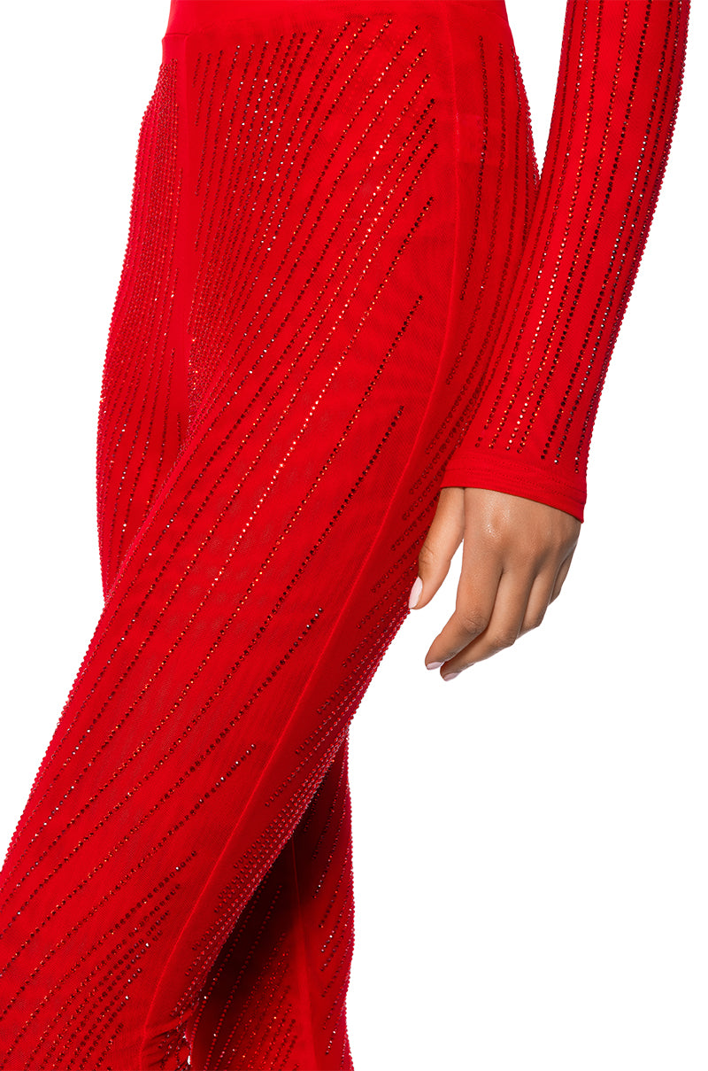 Extra View Queen Of Love Rhinestone Legging