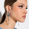 Front View Queen Of The World Dangle Earrings