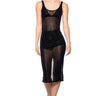 Front View Quinn Sheer Embellished Maxi Dress