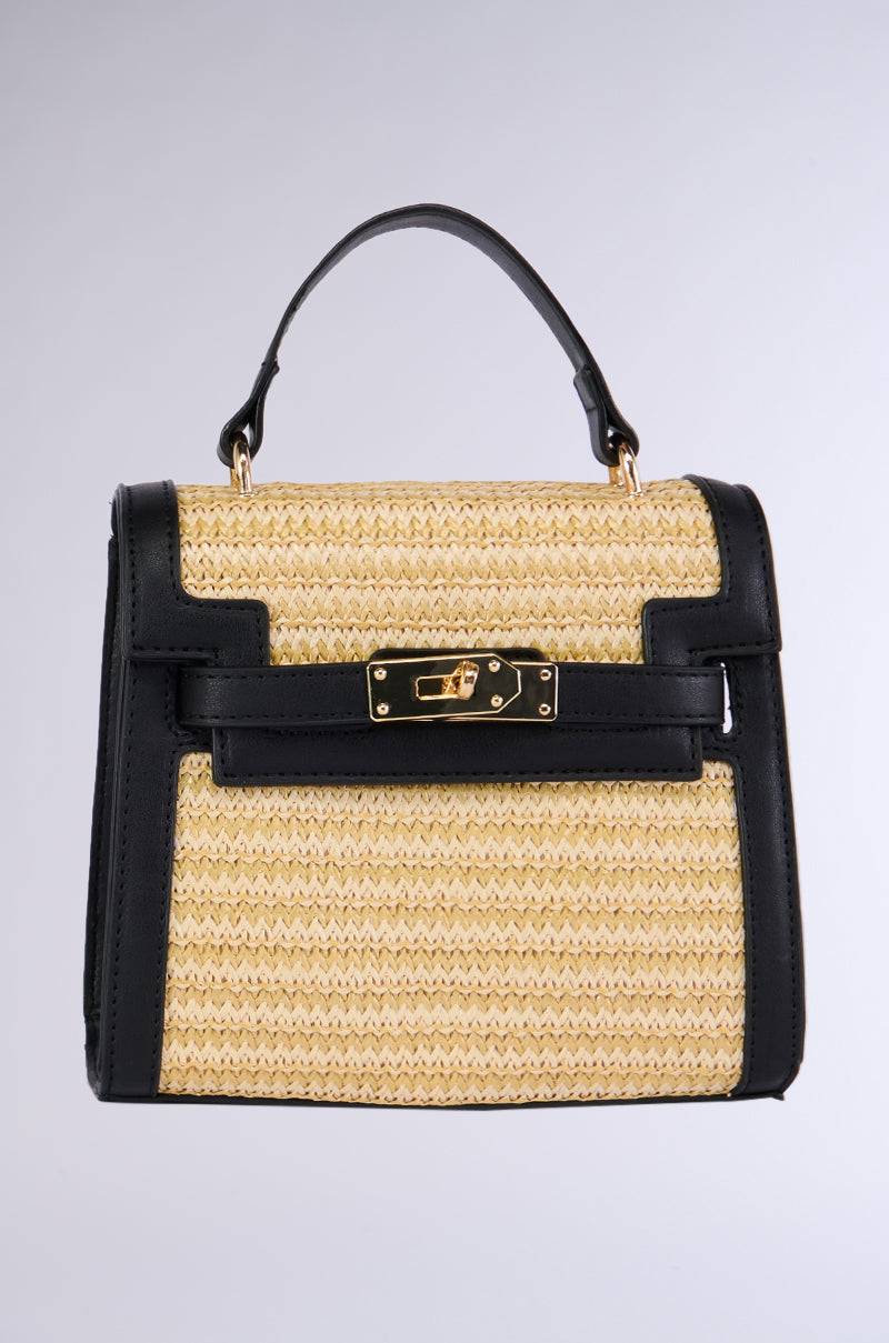 Side View Raffia Mini Bag 1