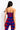 Back View Rain On Me Houndstooth Tube Top in Red Multi