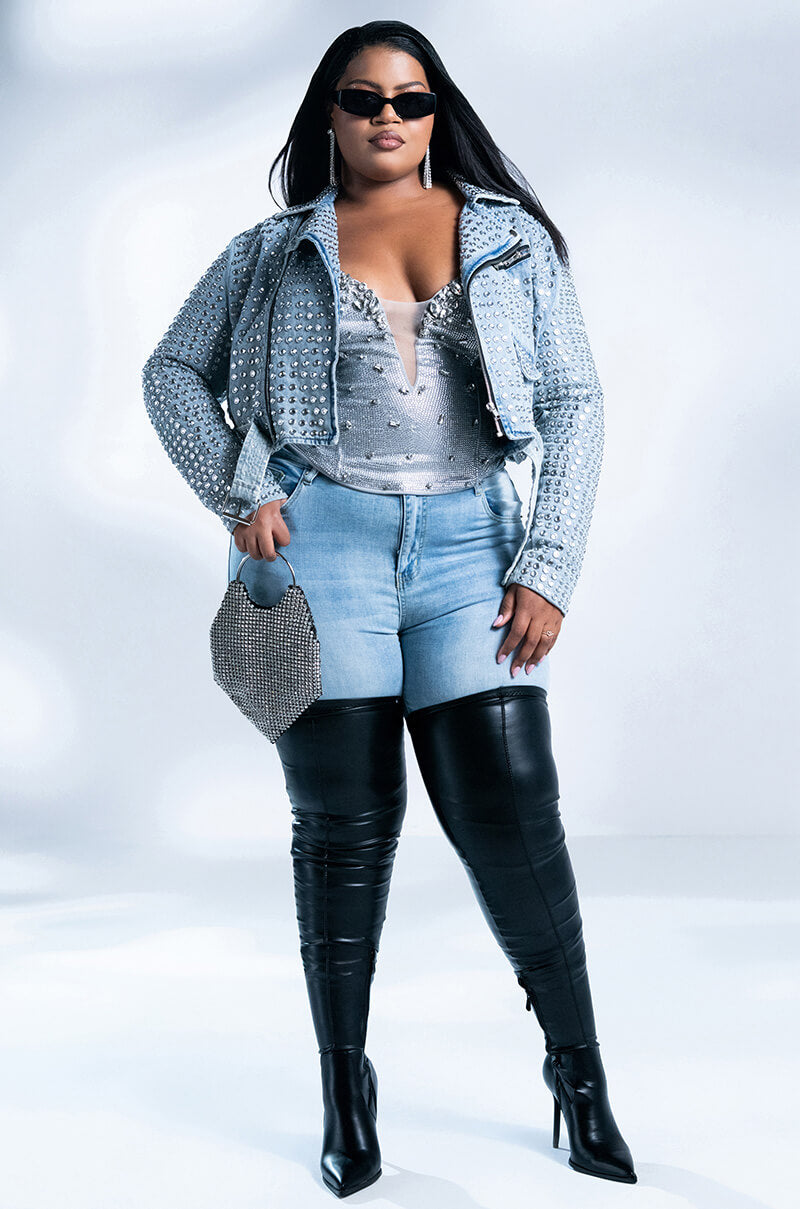 Full View Raise Your Glass Embellished Corset