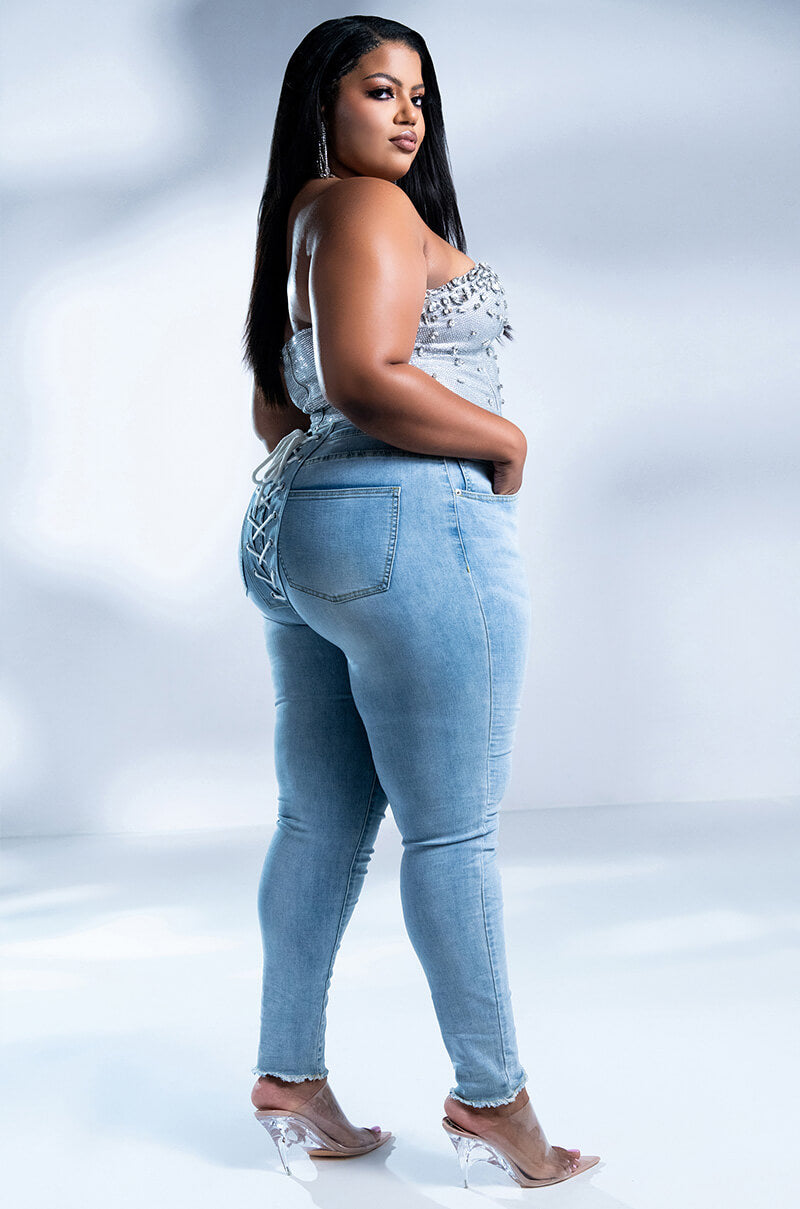 Extra View Raise Your Glass Embellished Corset