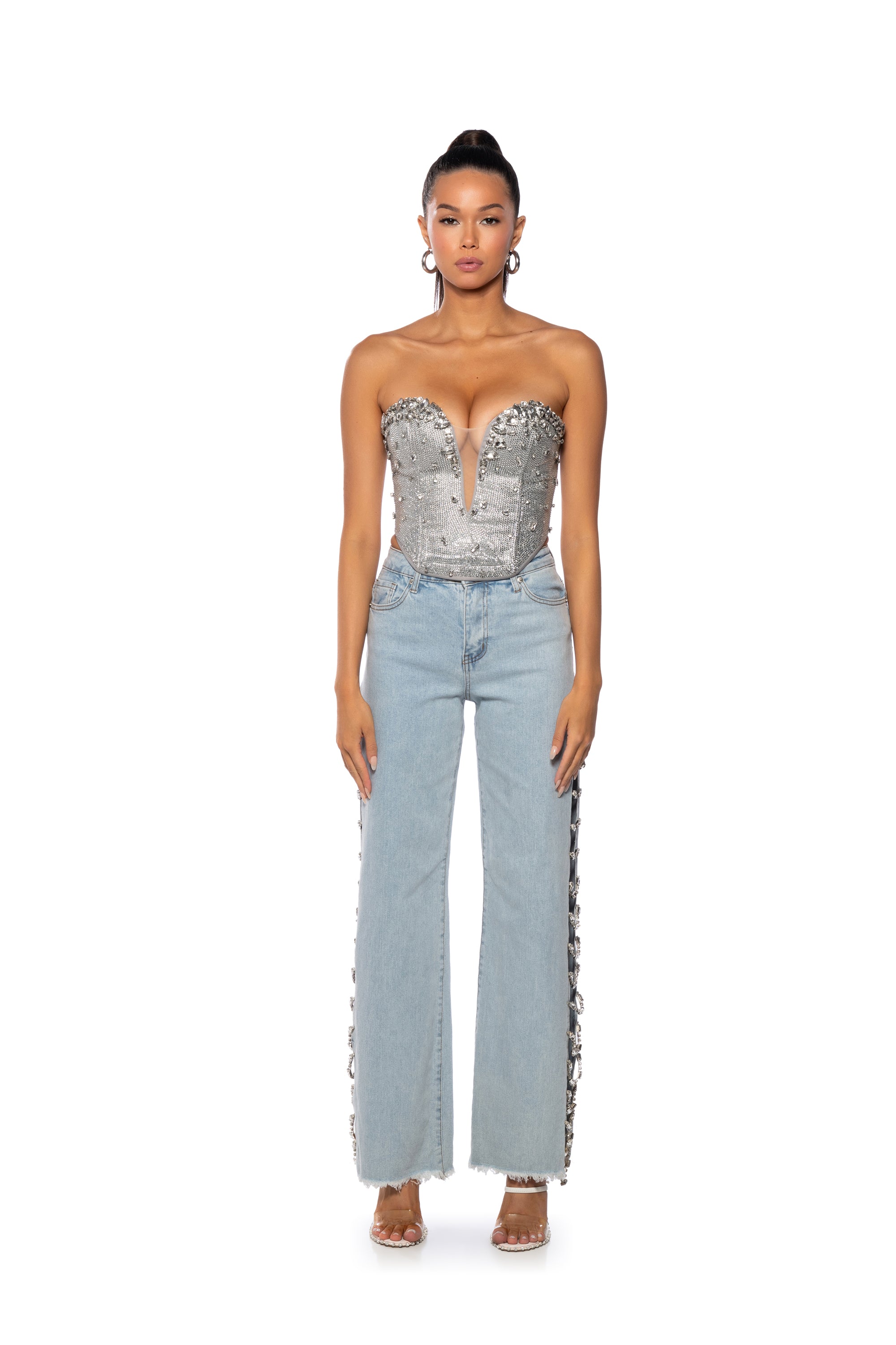 Extra View Raise Your Glass Embellished Corset