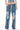 Front View Rare Vibe Denim Embellished Nylon Jogger