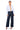 Side View Raw Denim Wide Leg Jeans