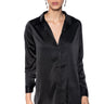 Front View Ready For Any Occasion Satin Shirt