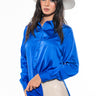 Front View Ready For Any Occasion Satin Shirt