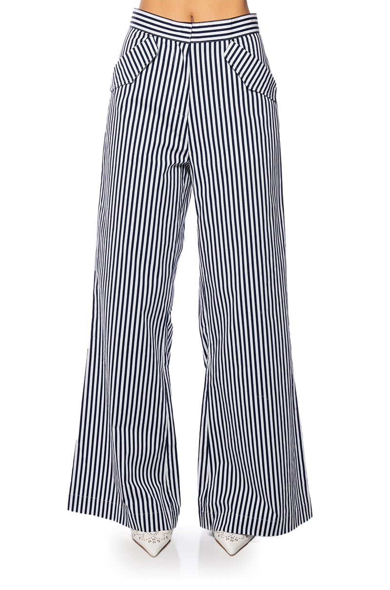 Detail View Ready For Anything Stretch Poplin Trouser