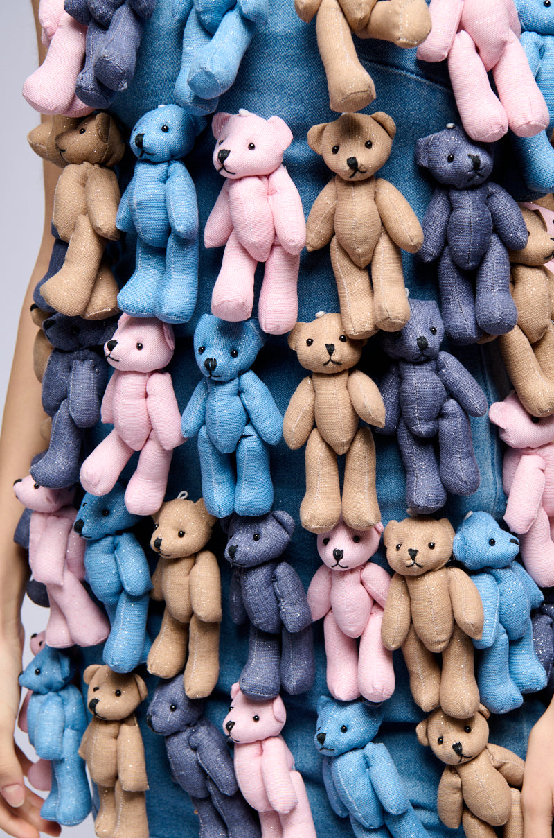 Extra View Ready Teddy Bear Mini Dress