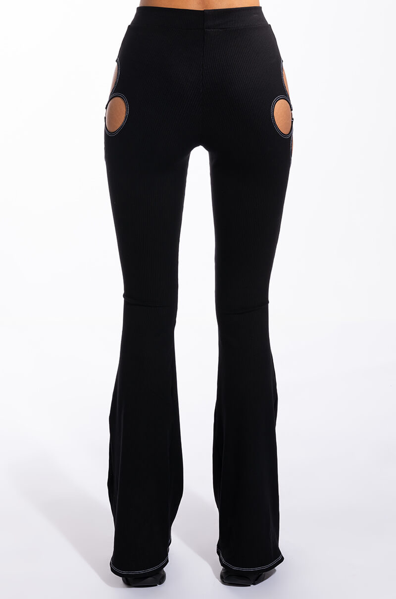 Extra View Real Groove Cut Out Ribbed Pant