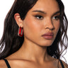 Front View Red Hot Earring