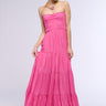 Front View Remember The Sun Strapless Maxi Dress