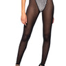 Front View Remy Embellished Mesh Legging