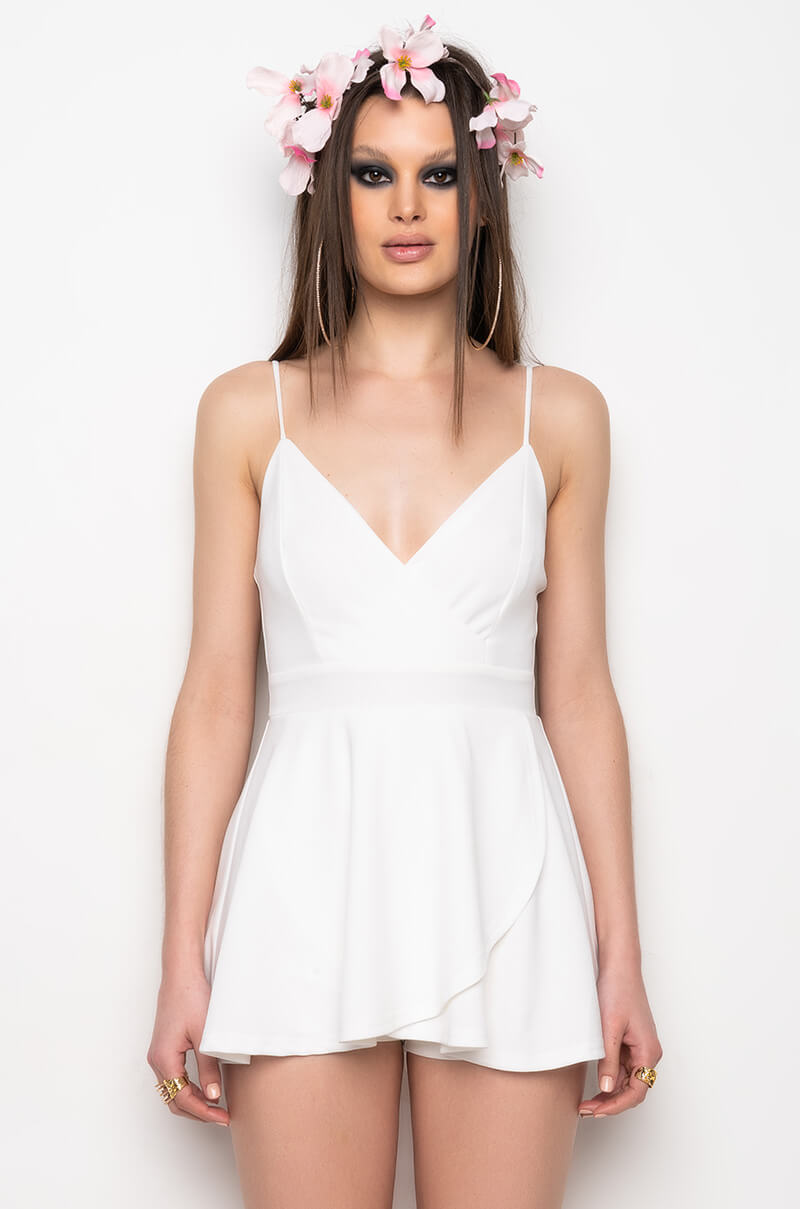 Extra View Resort Casual Sleeveless Romper