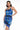 Front View Resort Go Gina Satin Scarf Print Midi Dress