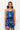 Back View Resort Go Gina Satin Scarf Print Midi Dress