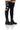 Front View Revitup Black And Red Over The Knee Boot