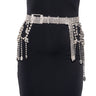 Front View Rhinestone Babe Crystal Belt