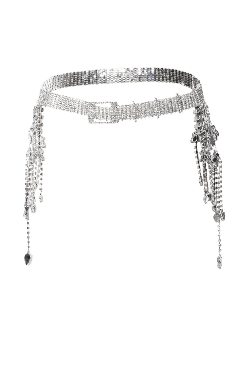 Side View Rhinestone Babe Crystal Belt 2
