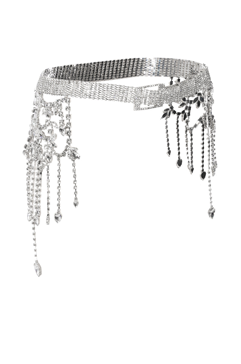 Back View Rhinestone Babe Crystal Belt 3