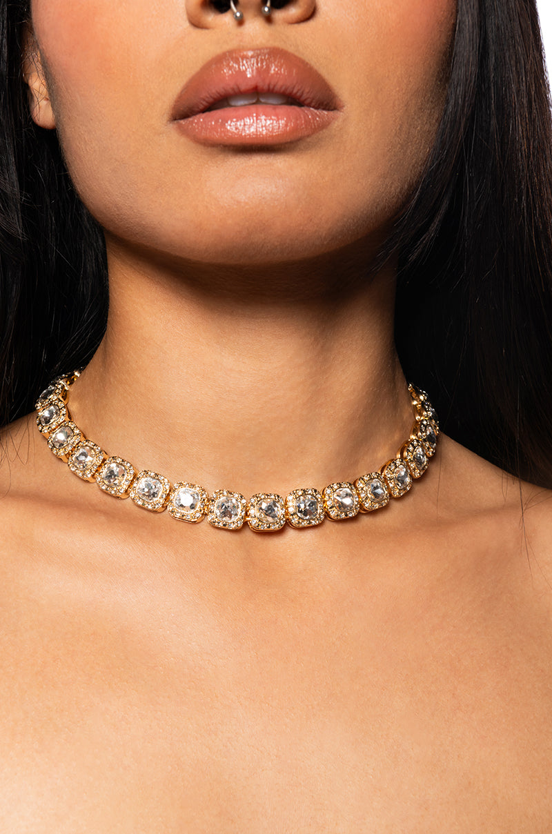 RHINESTONE MID CHAIN view 0