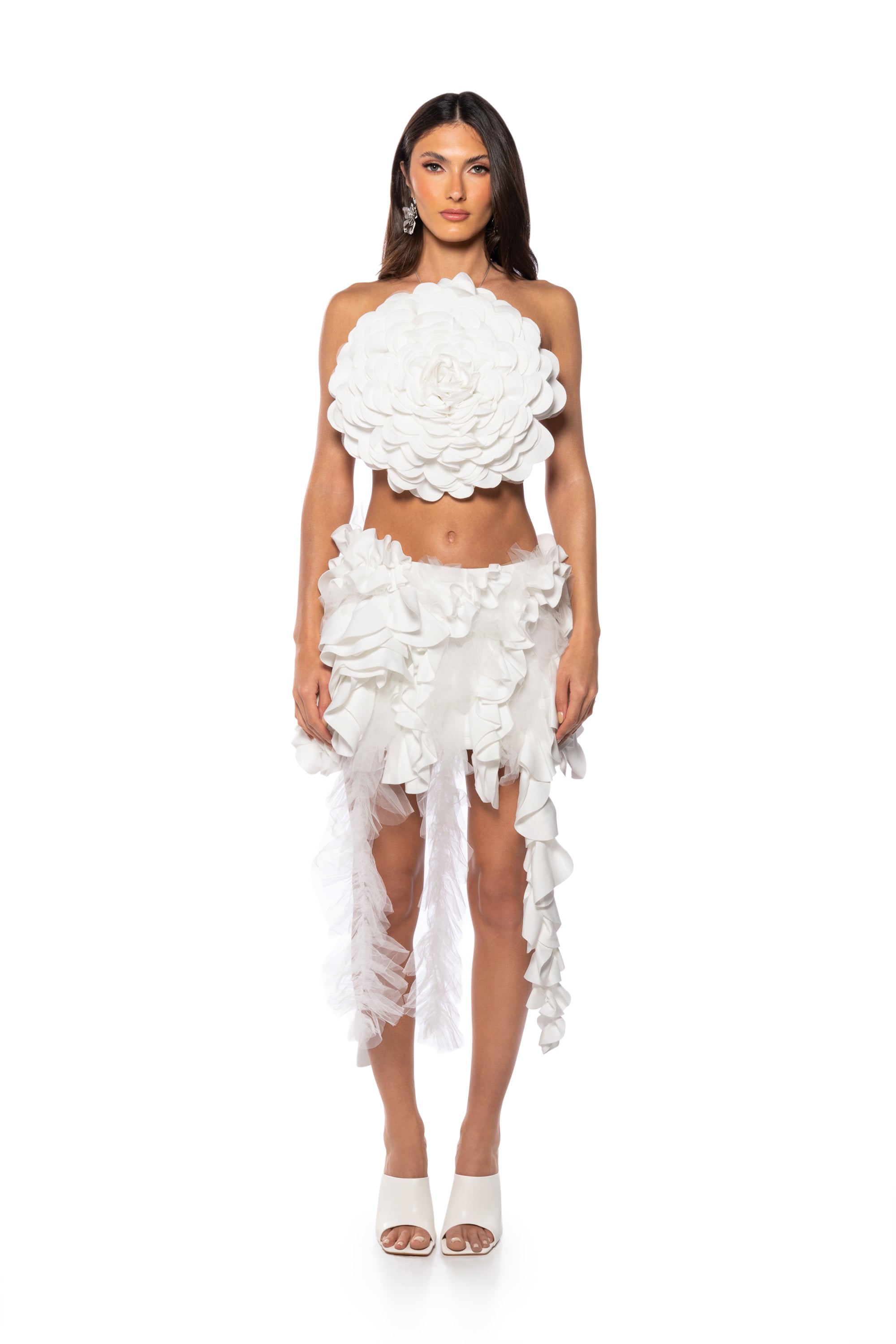 Extra View Rich Energy Flower Babe Skirt