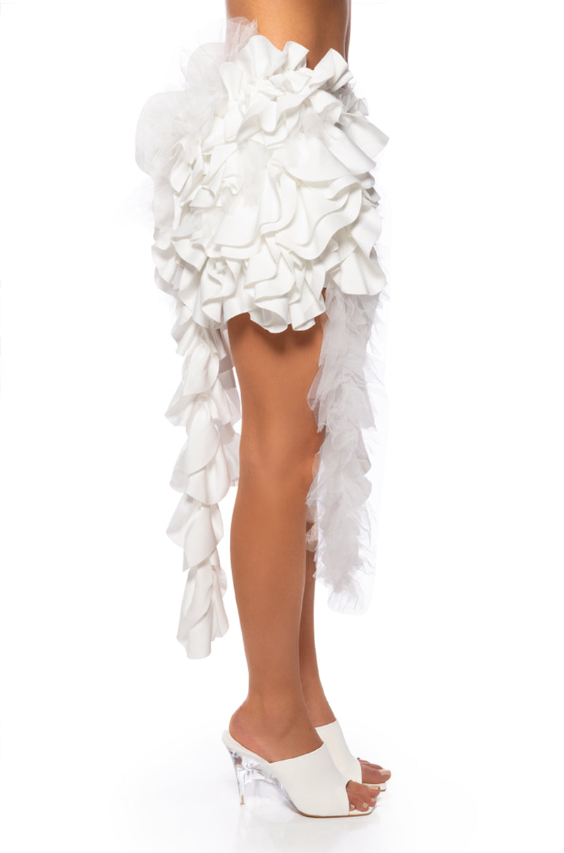 Extra View Rich Energy Flower Babe Skirt