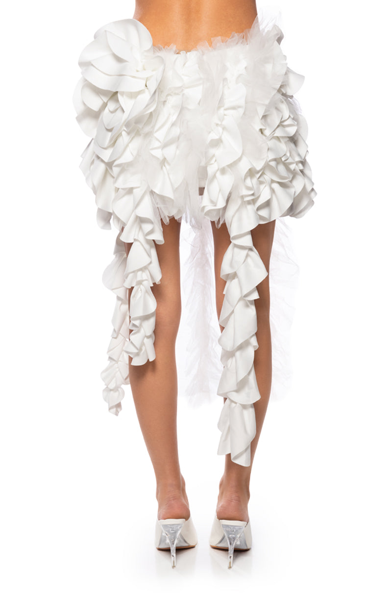 Extra View Rich Energy Flower Babe Skirt