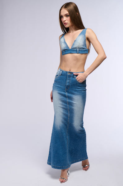 【3×1/スリーバイワン】Denim Skirt 0b62bceb4c0c684a8433053c57c88e