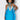 Front View Riches On Riches Rhinestone Detail Midi Dress in Blue