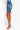 Side View Richin In Chains Mini Skirt in Blue Multi