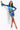  Richin In Chains Mini Skirt in Blue Multi