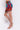 Side View Richin In Chains Mini Skirt in Red Multi