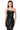 Front View Ridin Dirty Moto Pu Mini Dress In Black