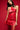 Extra View Ridin Dirty Moto Pu Mini Dress In Red