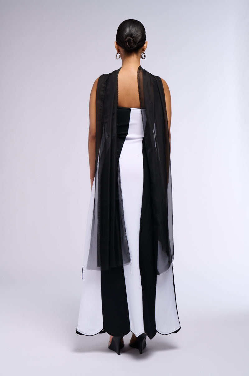 RING LEADER STRIPED MAXI DRESS AKIRA RING LEADER STRIPED MAXI DRESS AKIRA