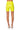 Extra View Rio Faux Leather Biker Short In Lime Green