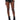 Front View Rio Faux Leather Ruffle Booty Short In Black