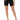 Front View Rio High Rise Biker Shorts With 4 Way Stretch In Black