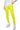 Front View Rio High Rise Legging With 4 Way Stretch In Lime