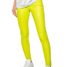 Front View Rio High Rise Legging With 4 Way Stretch In Lime