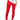 Front View Rio High Rise Legging With 4 Way Stretch In Red