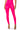 Front View Rio Neon High Rise Legging With 4 Way Stretch In Neon Pink