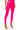 Side View Rio Neon High Rise Legging With 4 Way Stretch In Neon Pink