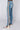 Side View Rock The Runway Lace Up Skinny Jeans in Light Blue Denim