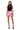 Back View Rockabilly Embellished Tattoo Print Skort